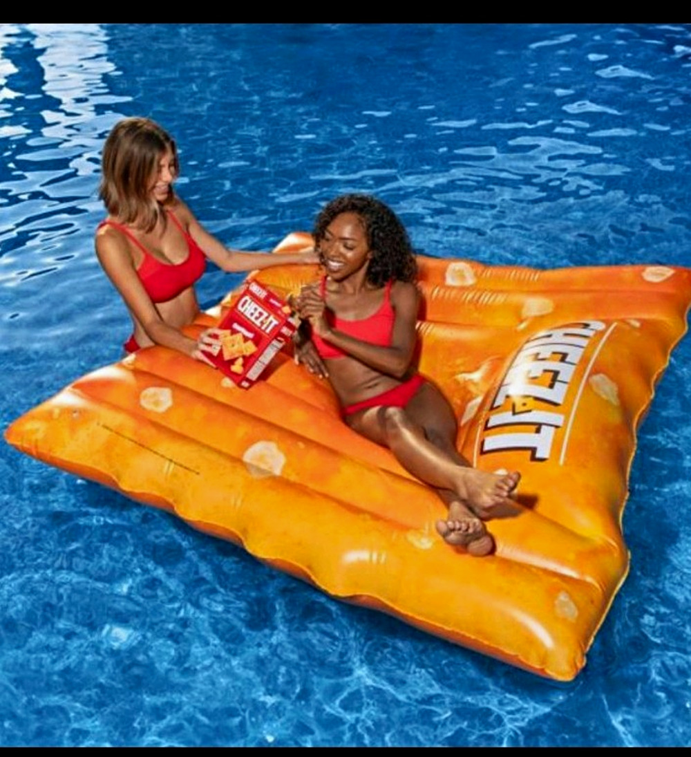 🧀 Cheez-It Original Giant Pool Float – Extra Large Novelty Inflatable